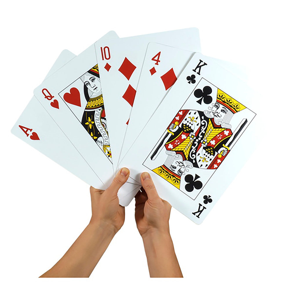 Schylling Jumbo Oversized Playing Cards for Enhanced Game Night Fun - Image 2