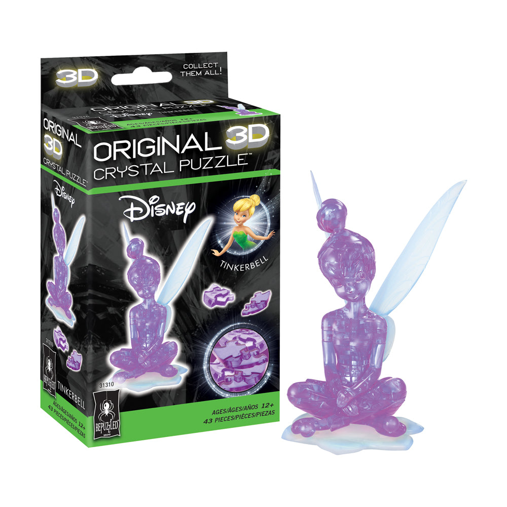 BePuzzled Disney Tinker Bell 3D Crystal Puzzle - 43 pc - Image 2