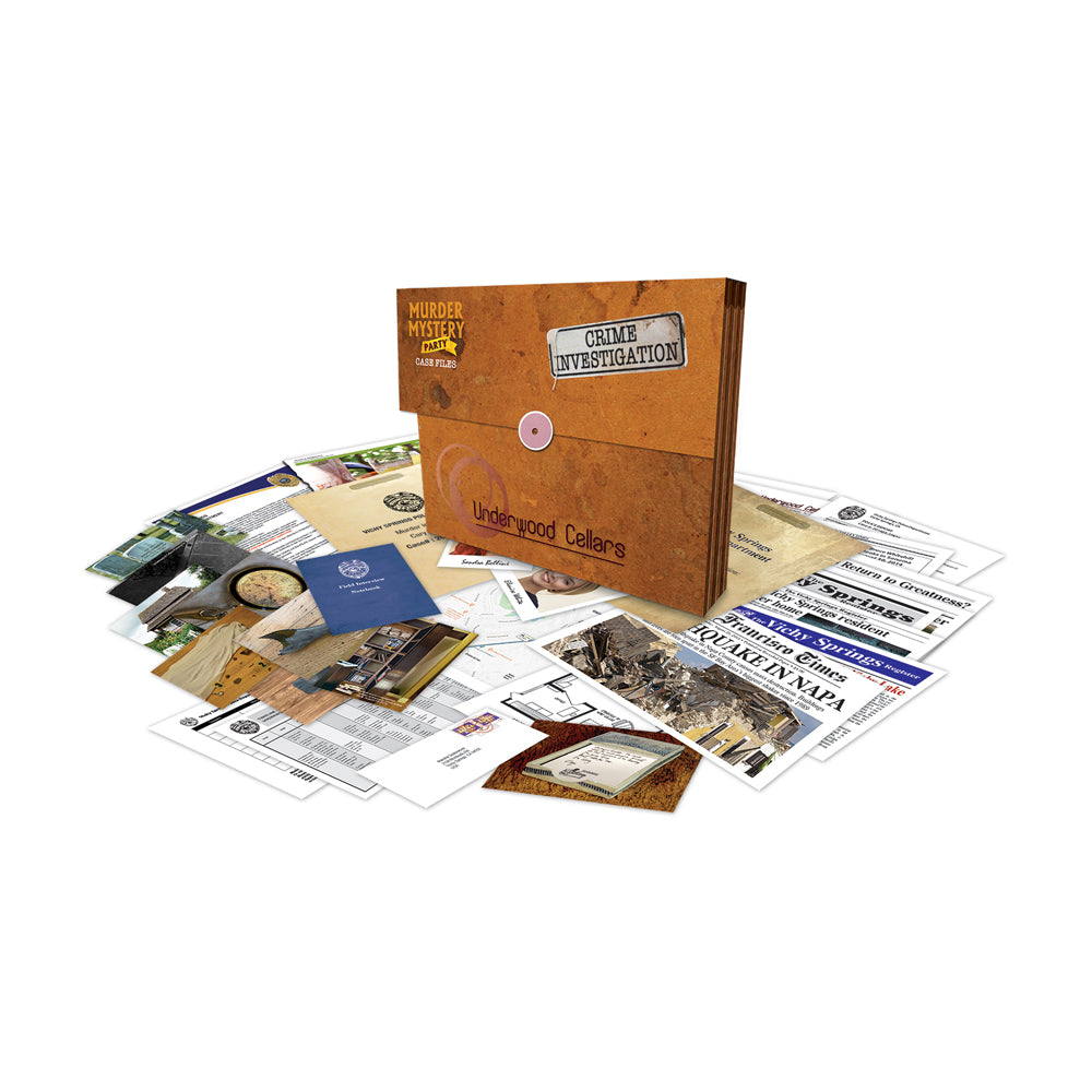 Murder Mystery Party Case Files: Underwood Cellars Interactive Detective Game - Image 3