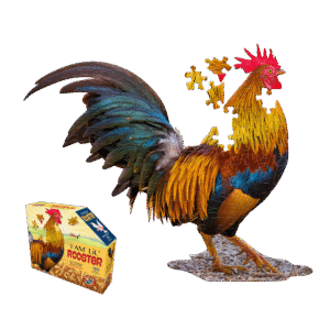 Madd Capp Animal-Themed Rooster Jigsaw Puzzle - 100 pc