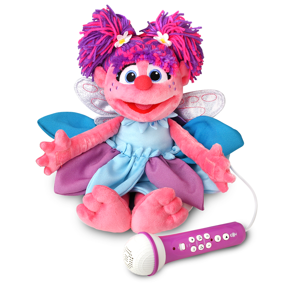 Singing Machine Sesame Street Karaoke Plush with built-in mic, Abby Cadabby - Image 2