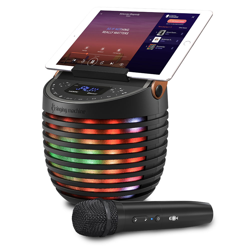 Singing Machine SingCast One - Video Casting Karaoke System with Bluetooth, Light Show & Voice Changing Effects - Image 2