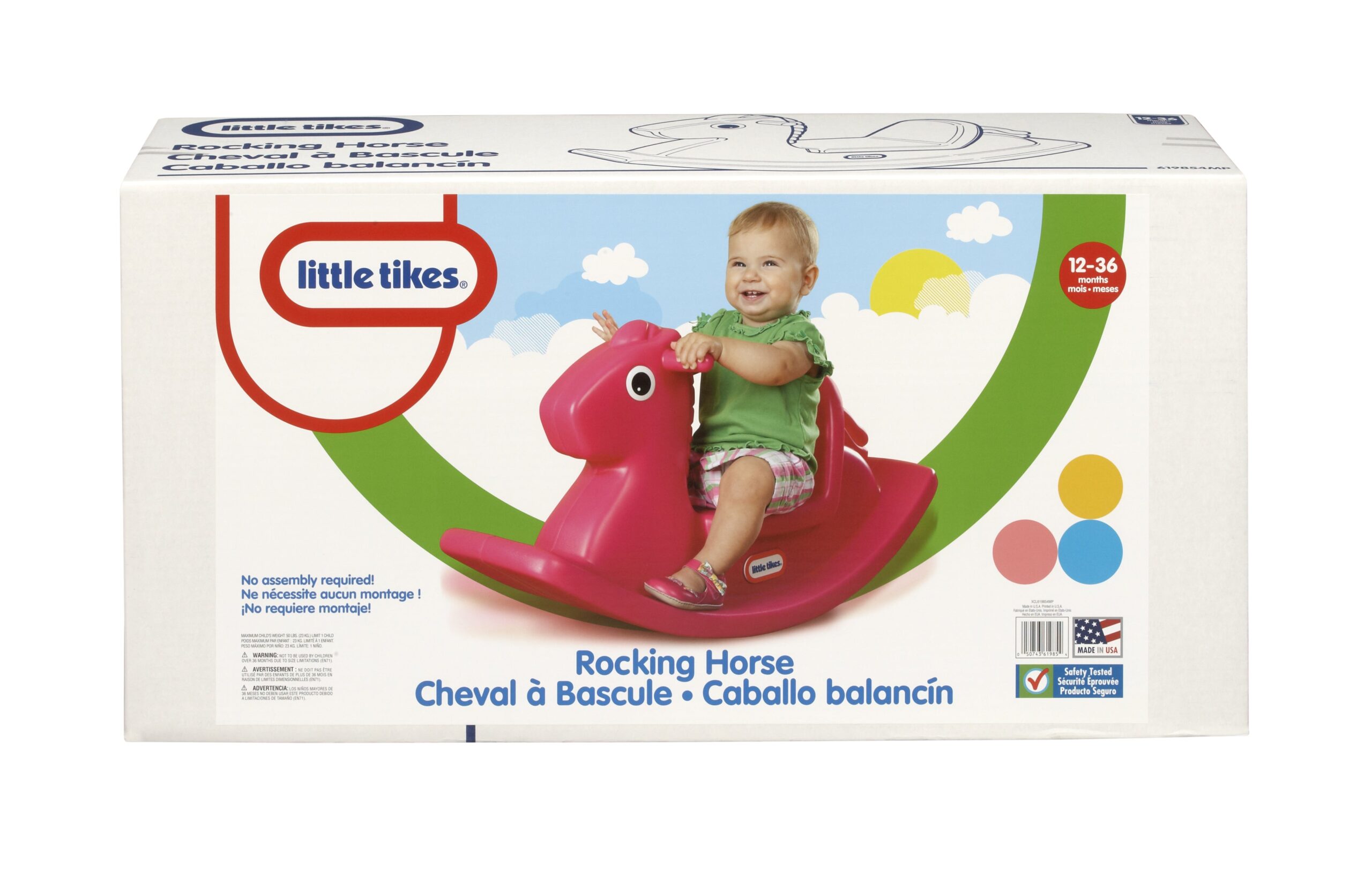 Little Tikes Magenta Rocking Horse ?C Toddler's First Ride - Image 3