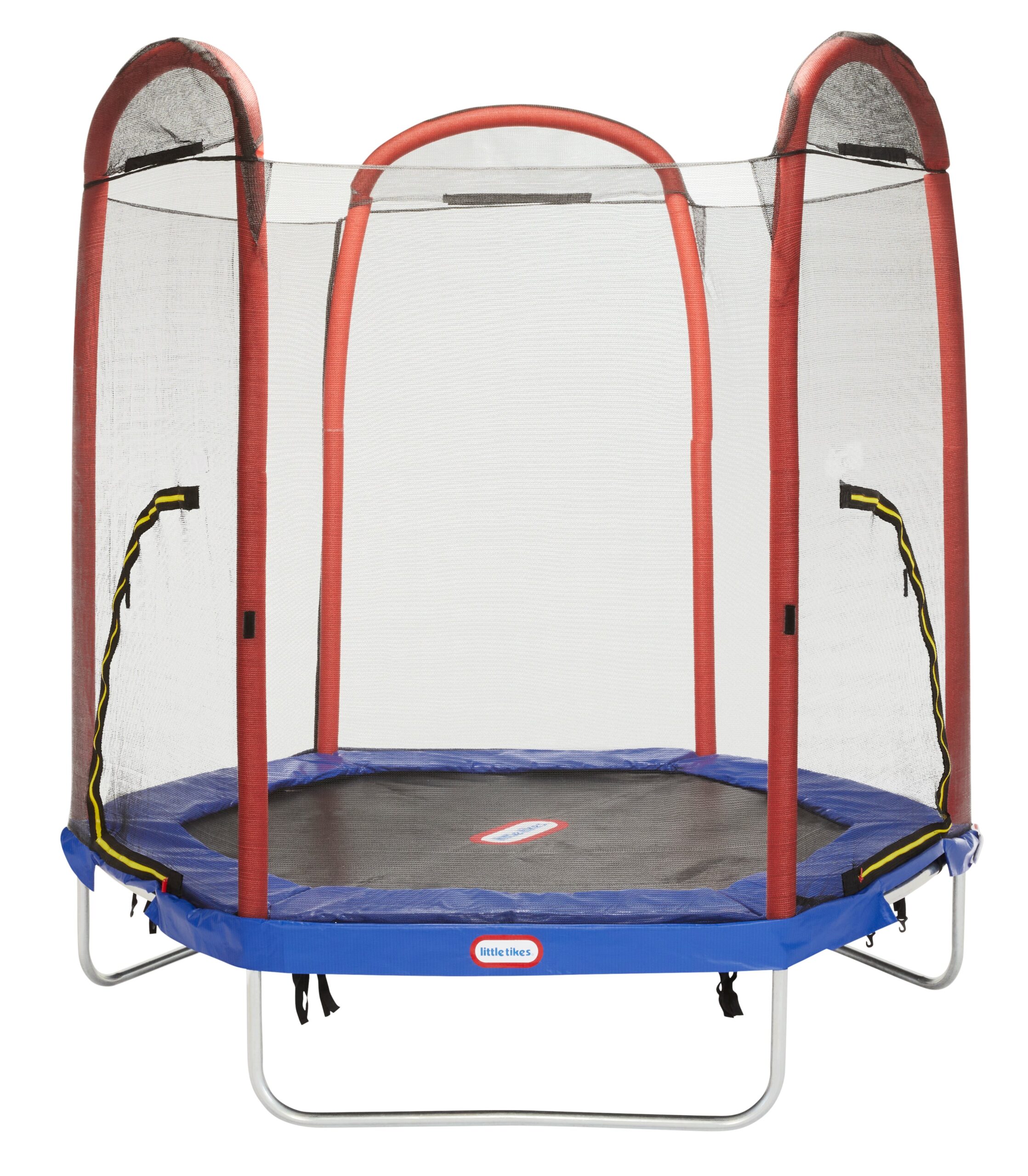 Little Tikes Climb 'n Slide 7ft Trampoline with Enclosure - Image 4