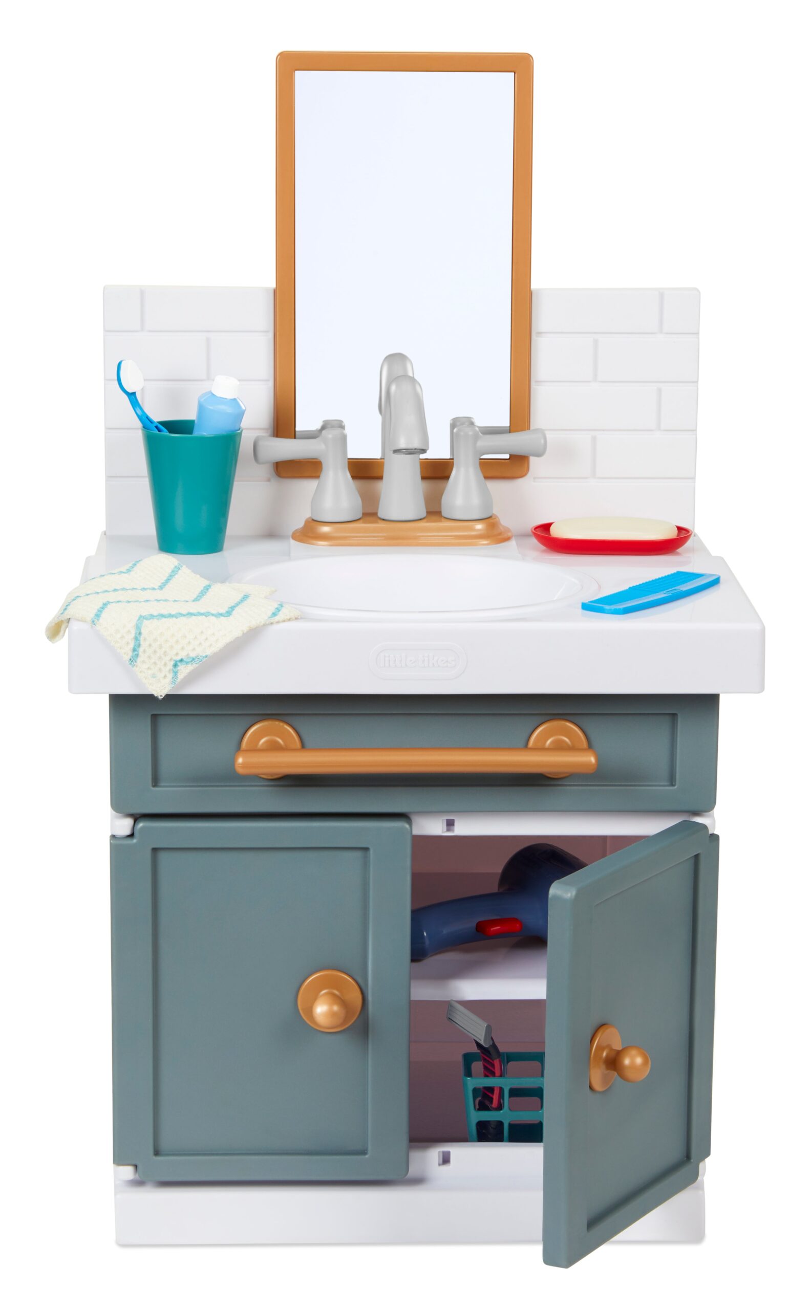 Little Tikes First Bathroom Sink Playset - Realistic Features - Image 2