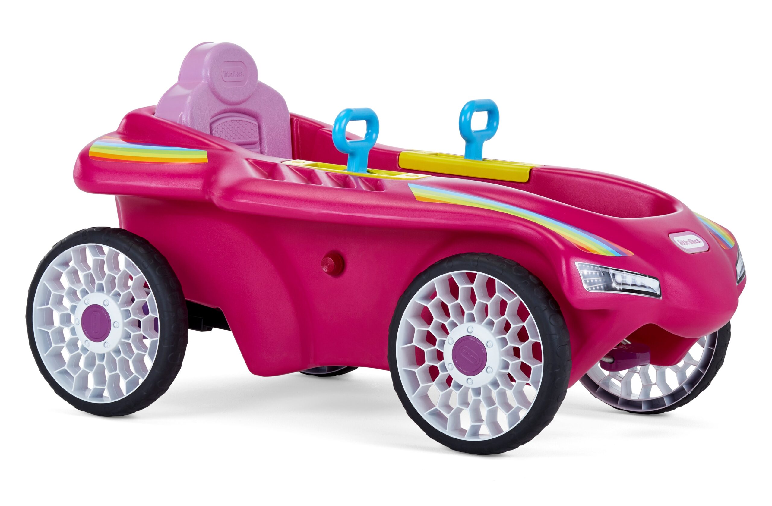 Jett Car Racer Pink - Kid-Powered Outdoor Pedal Vehicle - Image 2