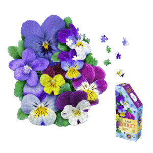 Madd Capp I AM Violet Floral Jigsaw Puzzle - 350 pc