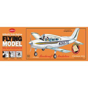 Guillow's Beechcraft Musketeer Series 300 Scale Model Airplane Kit