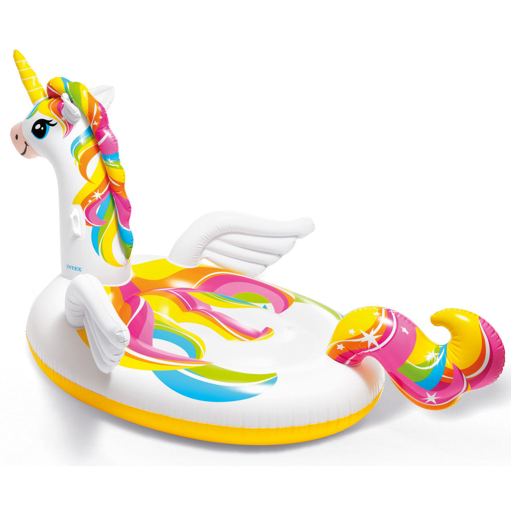 Intex Mega Unicorn Inflatable Pool Island Float - Vibrant Adult-Sized Lounger - Image 2