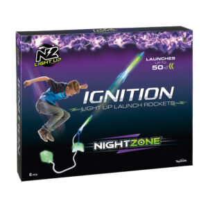 Toysmith NightZone Ignition Light Up Rocket Launcher Kit