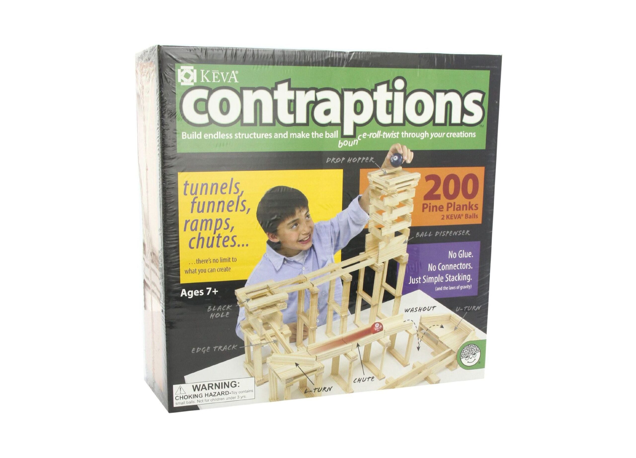 MindWare KEVA Contraptions 200-Piece Plank Building Set - Image 2