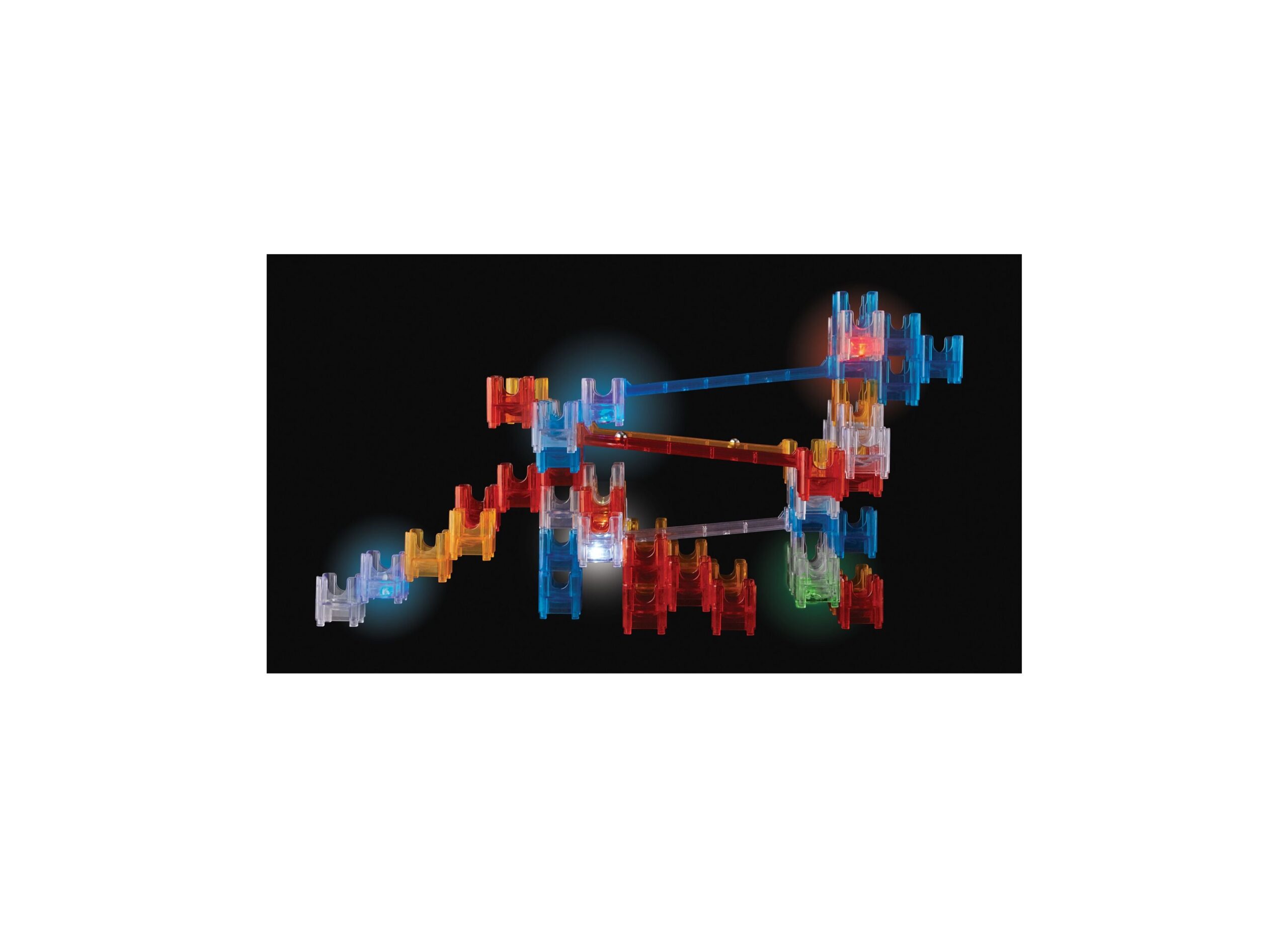 MindWare Q-BA-MAZE 2.0 Deluxe Lights Set - Interactive Marble Maze - Image 3