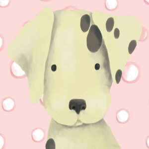 Oopsy Daisys Radley The Dalm 12 inch Plush Puppy - Powder Pink
