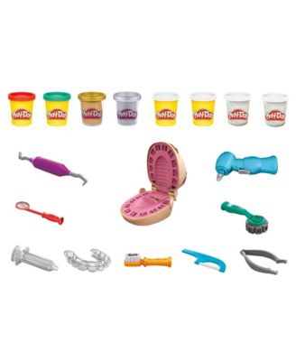 Play-Doh Drill 'n Fill Dentist Toy Set with Dental Tools and Non-Toxic Dough - Image 7