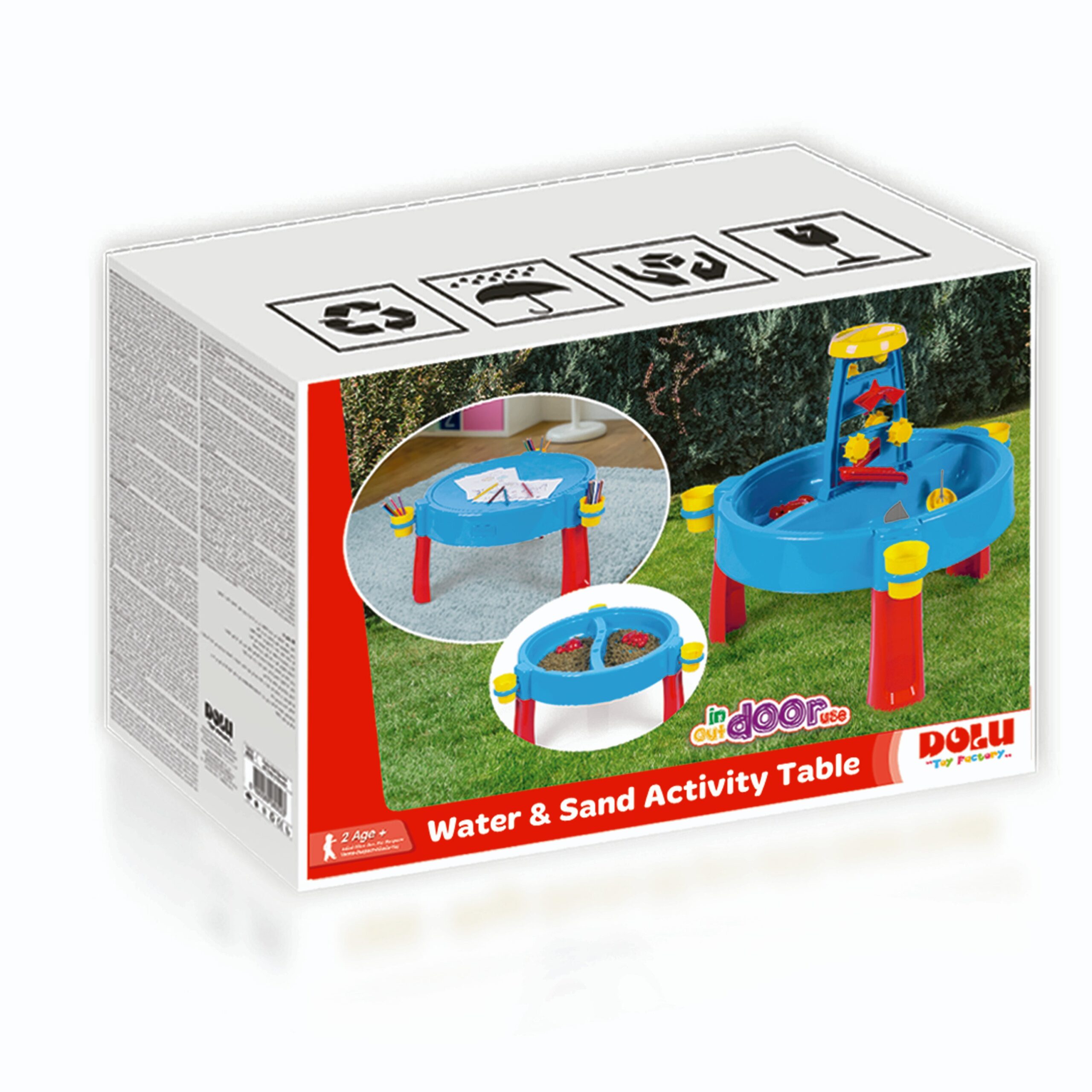 Dolu - 3-in-1 Activity Sand & Water Play Table - Image 3