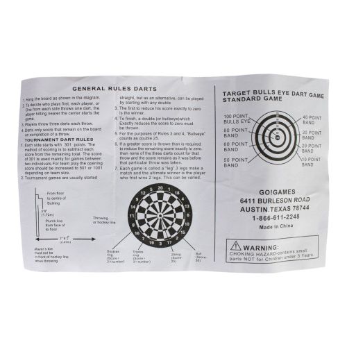 Go! Games Deluxe Magnetic Dart Board Set | 15 Inch | Family Safe Darts - Image 11