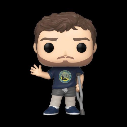 Funko POP! Parks & Rec Andy Dwyer 3.75 inch Vinyl Figure in Leg Casts - Image 2