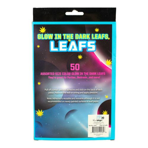 Multicolor Glow Pot Leafs Decorative Stickers - Image 2