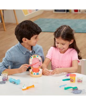Play-Doh Drill 'n Fill Dentist Toy Set with Dental Tools and Non-Toxic Dough - Image 2