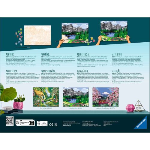 Ravensburger River Cottage Artistic Paint by Number Kit - Image 2