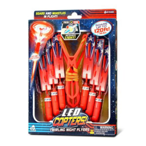 Stunt Flyer LED Copters 6 Pcs Set: Sky-High Light Show