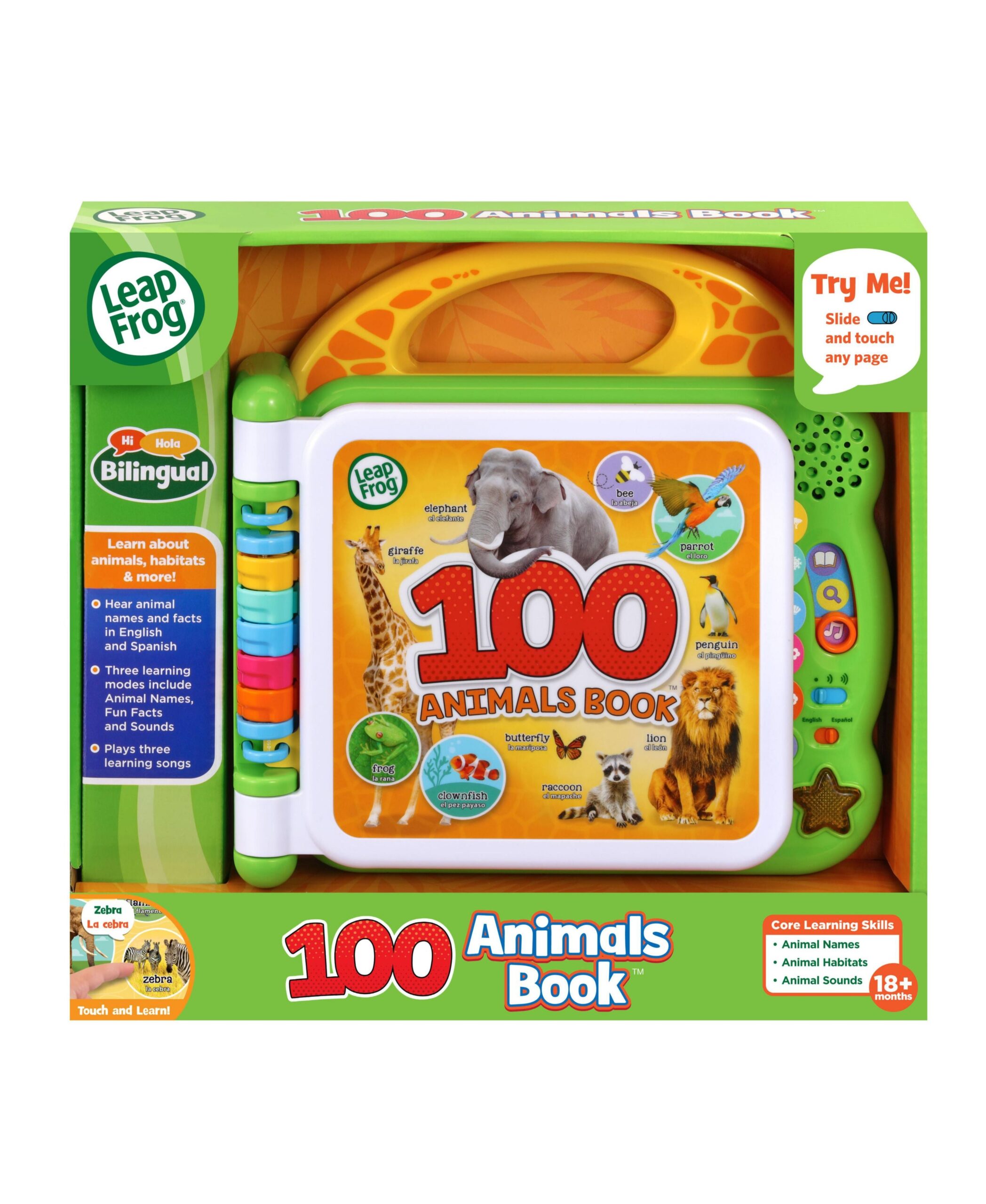 LeapFrog 100 Animals Book Interactive Learning Toy - Image 2