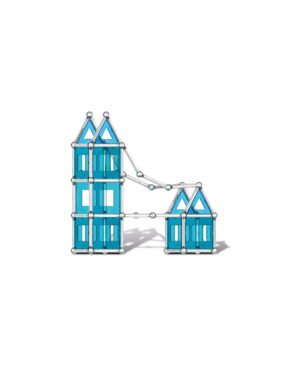 Geomag Pro-L New York Skyline Magnetic Construction Set, 174 Pieces