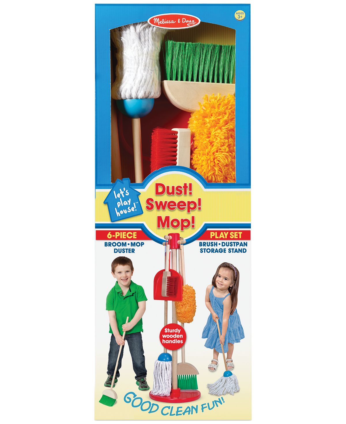 Melissa and Doug 6-Piece Fun Housekeeping Play Set - Image 2
