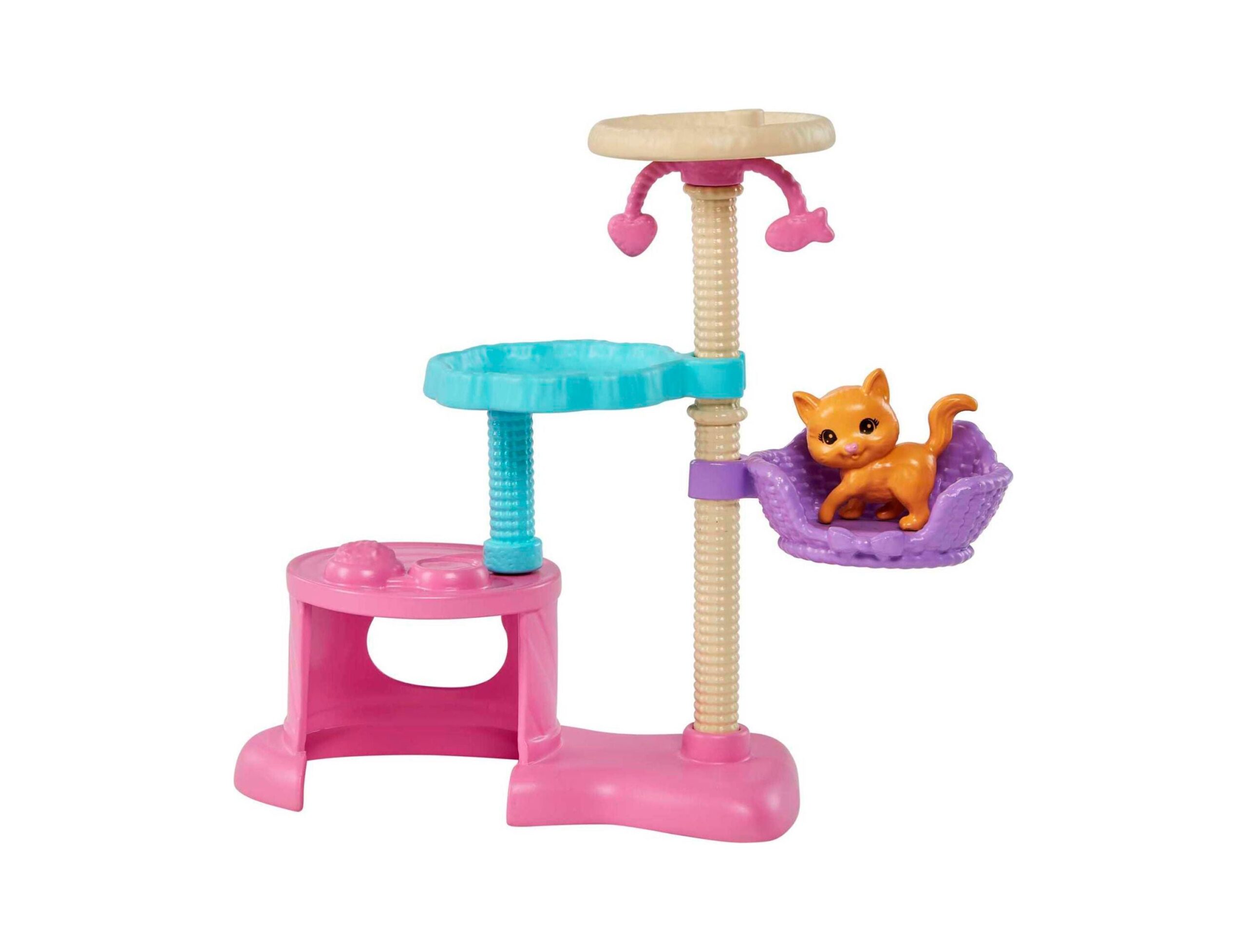 Barbie Kitty Condo Playset with Doll, Pets, and Accessories - Image 4