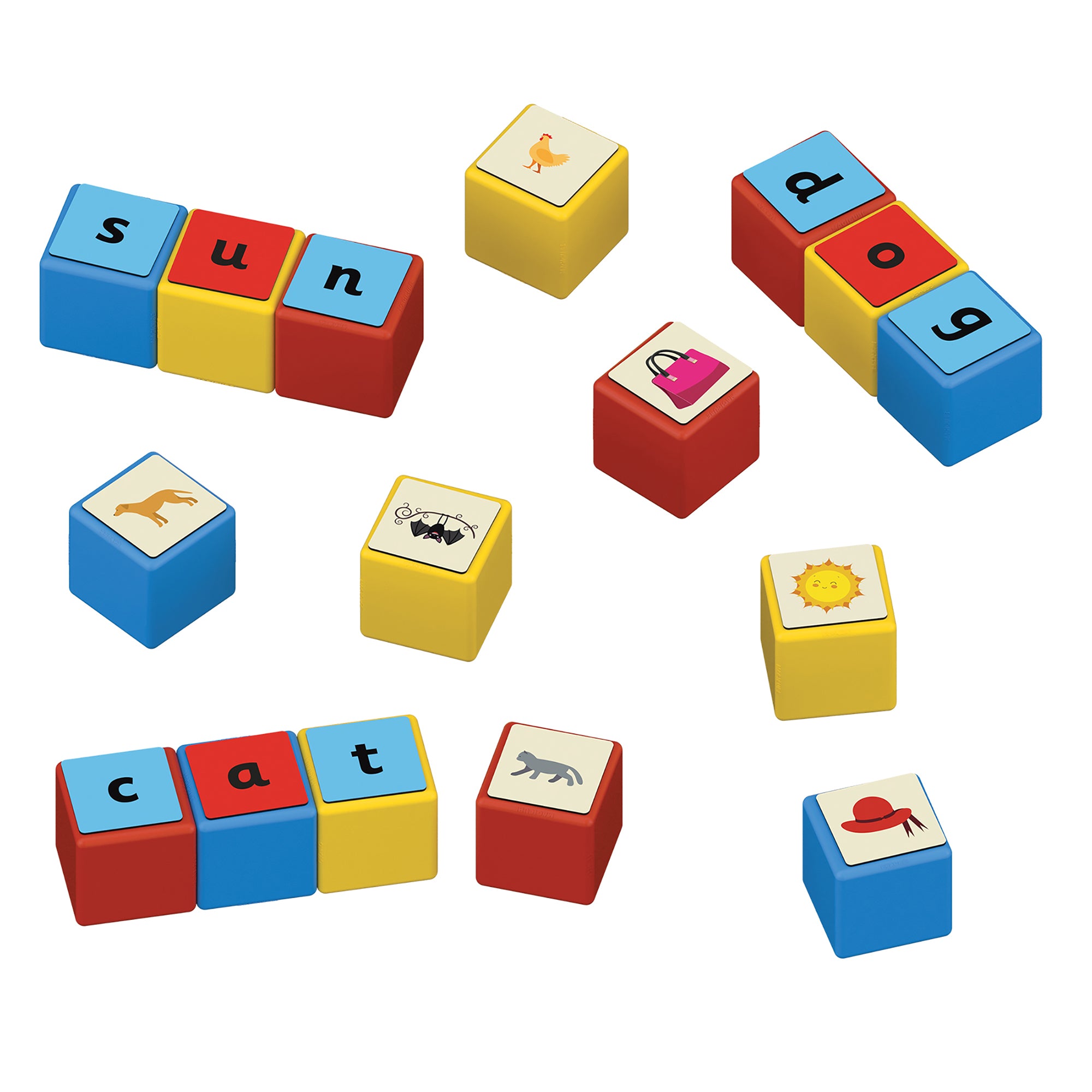 Geomag Magicube 79-Piece Word Building Set - Recycled Materials - Image 3