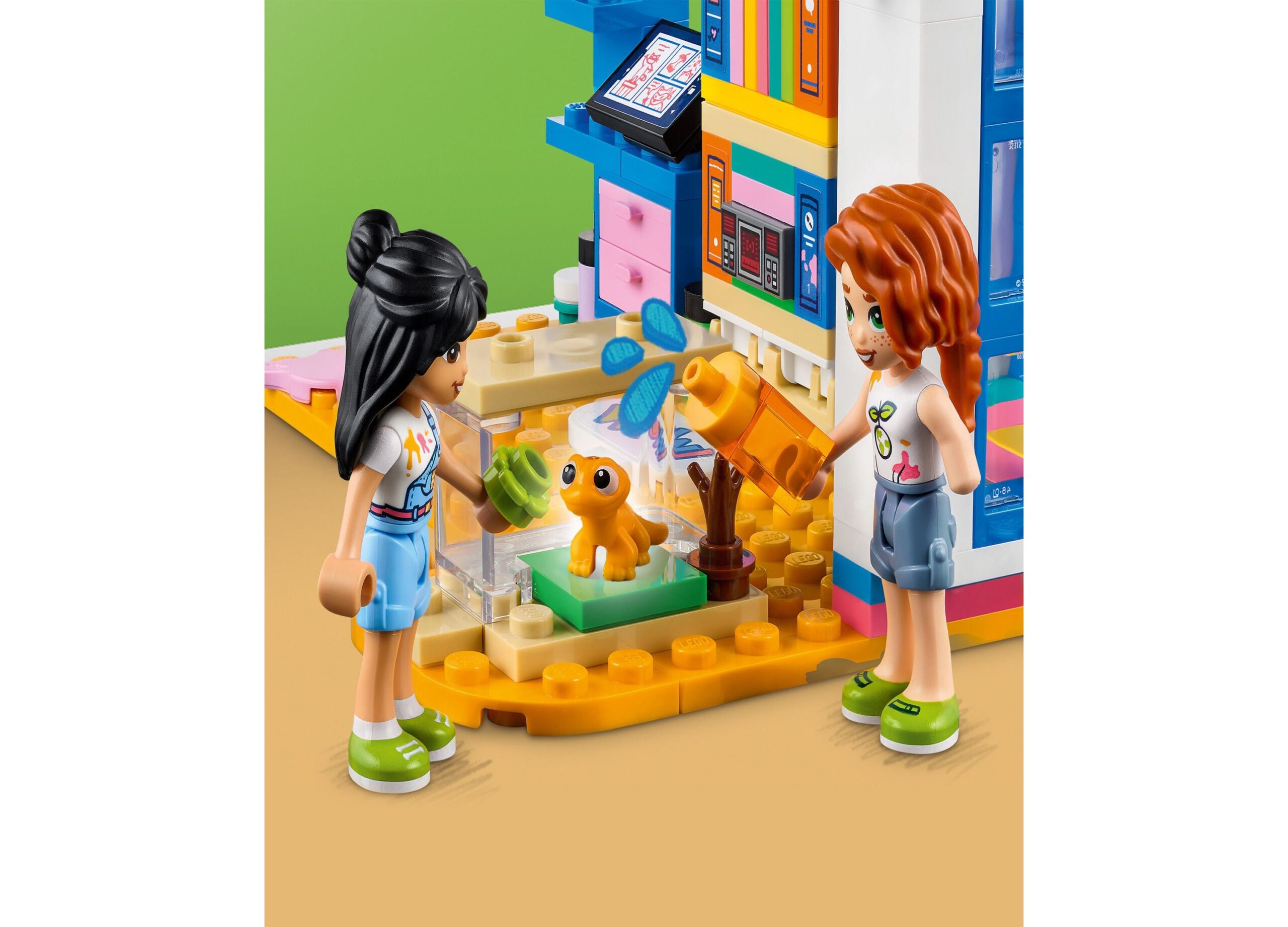 LEGO Friends Liann's Room 204-Piece Building Set with Mini-Dolls and Gecko - Image 4