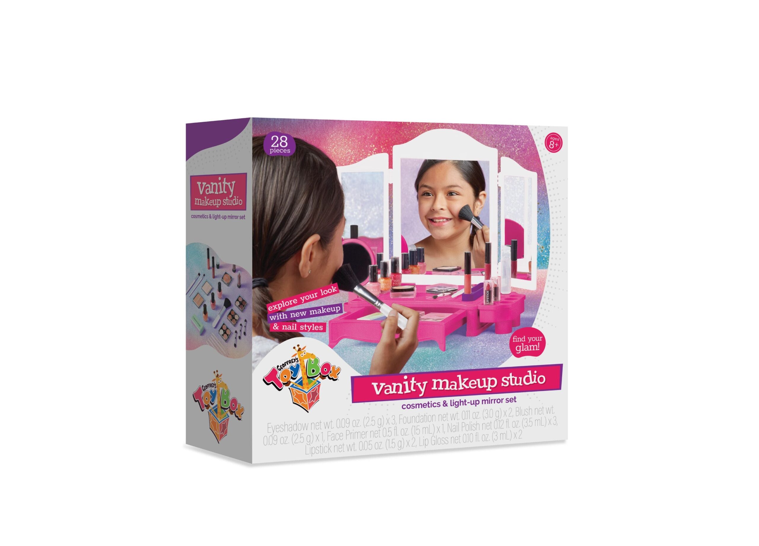 Geoffrey's Toy Box 28-Piece Vanity Makeup Studio with LED Mirror - Exclusive at Macy's - Image 2