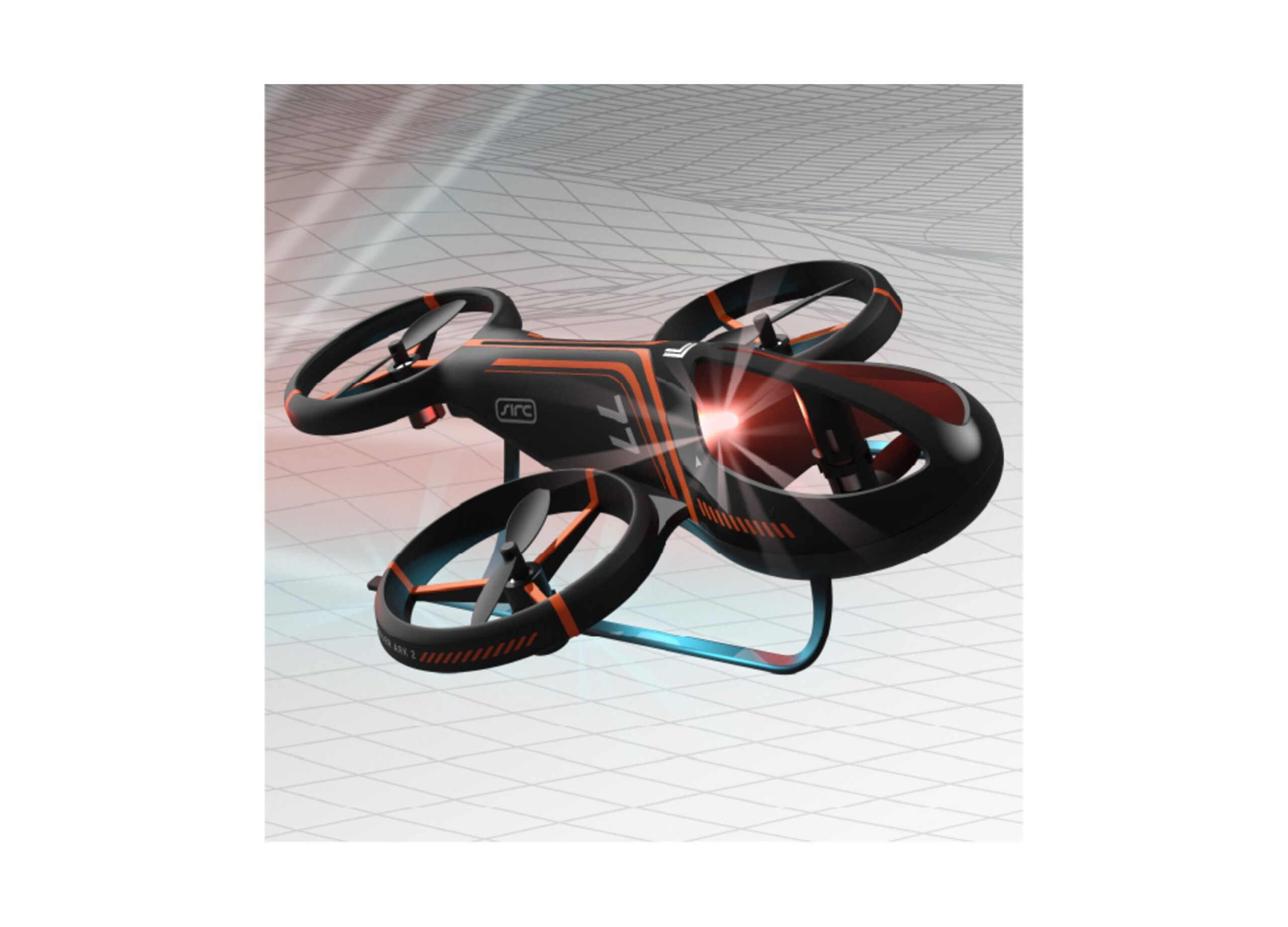 Sharper Image X-Treme Aero 2.4 GHz High-Performance Remote Control Stunt Drone - Image 2