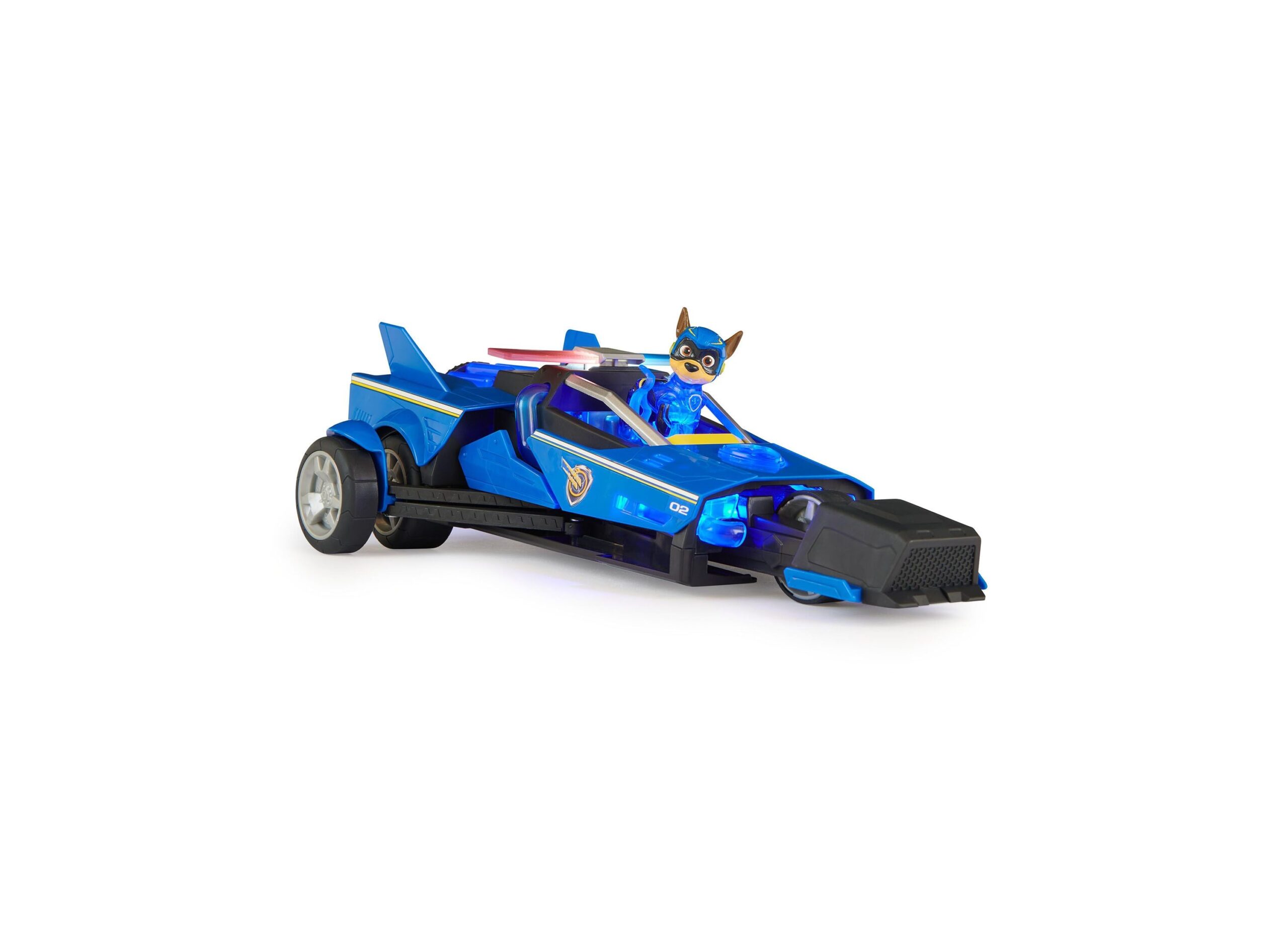 PAW Patrol Mighty Movie Chase's Transforming Cruiser with Action Figure - Image 11