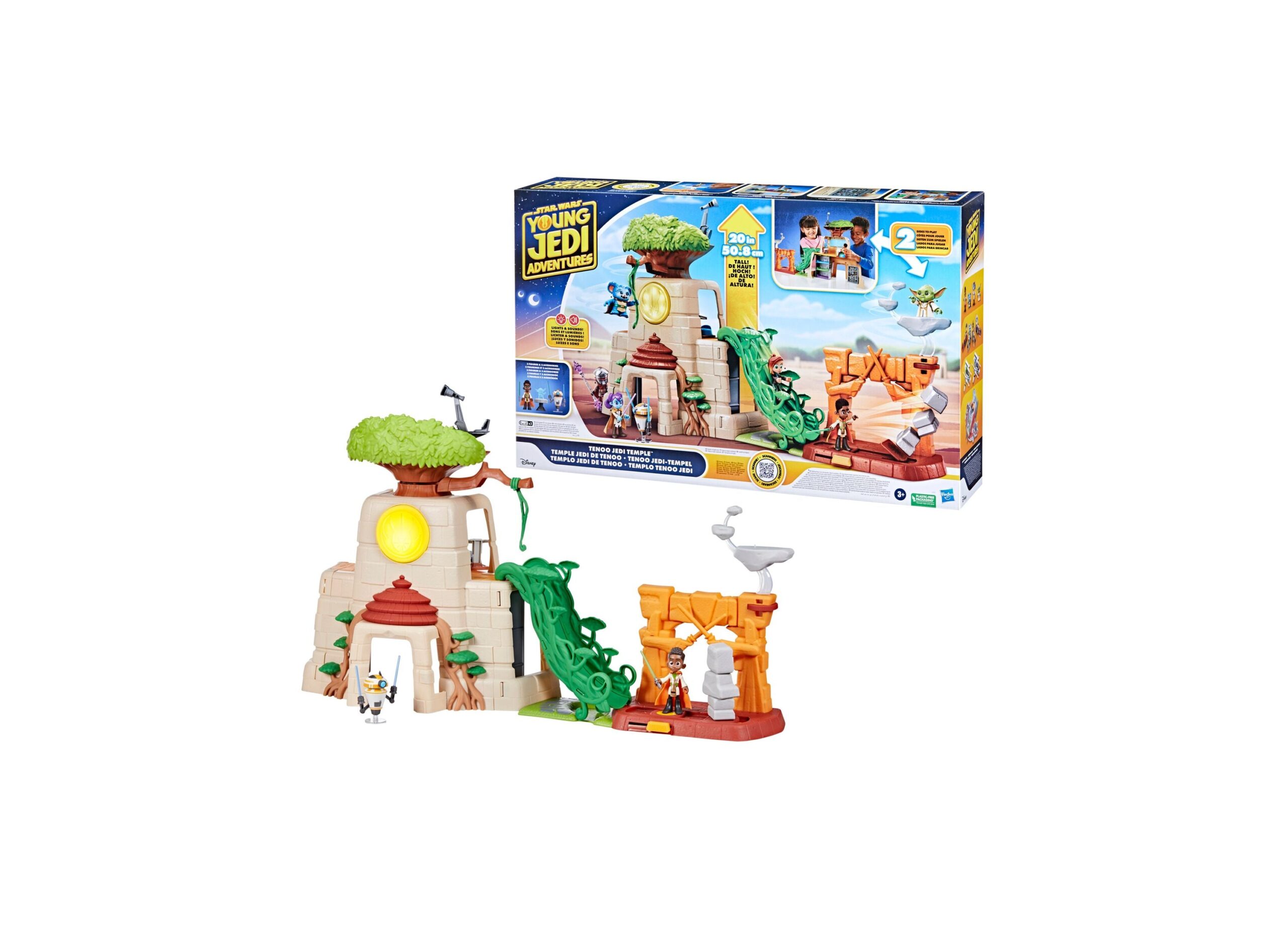 Star Wars Tenoo Jedi Temple Playset - Interactive Galactic Adventure - Image 2