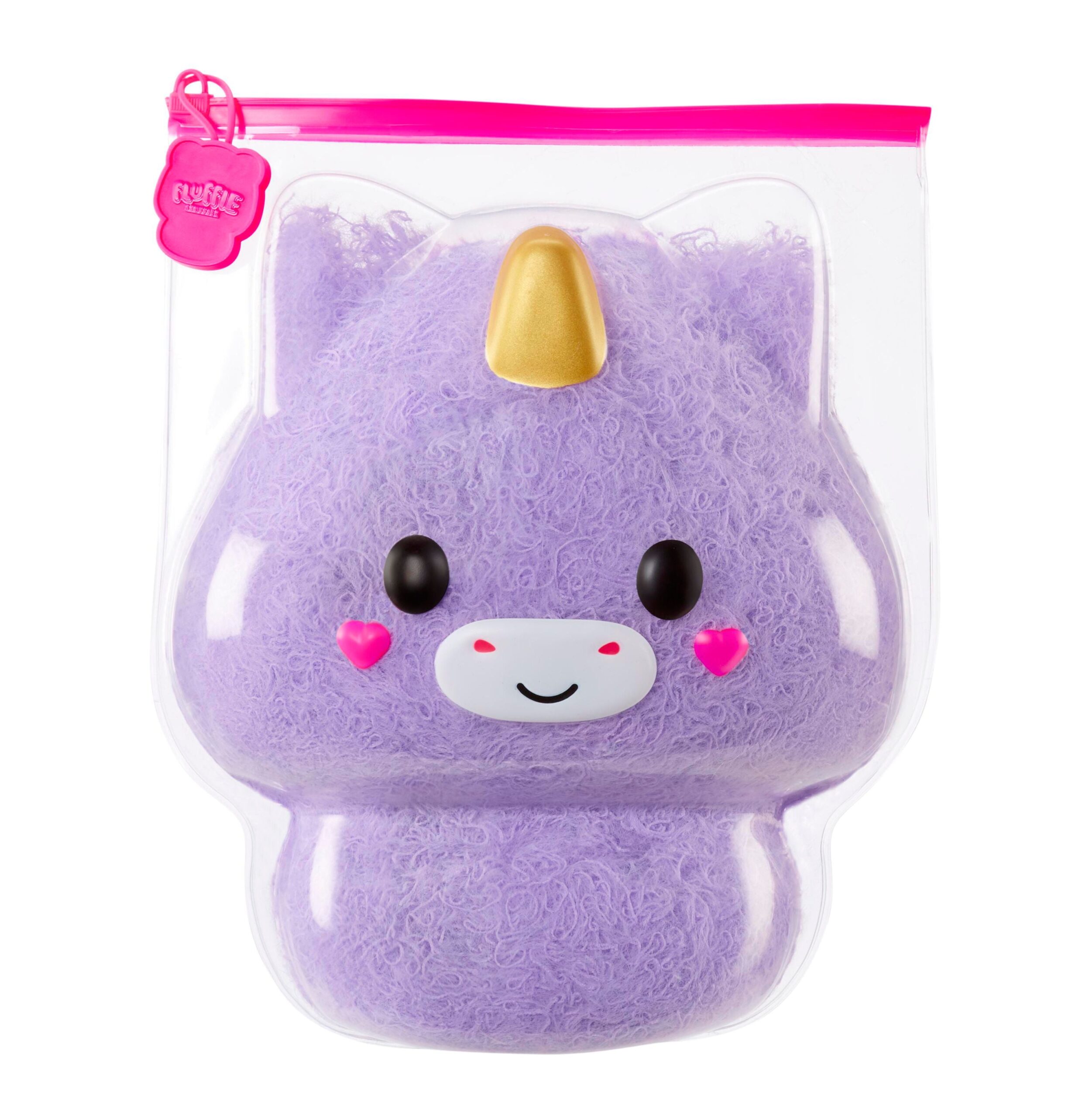Fluffie Stuffiez 12 inch Interactive Unicorn Plush - Purple - Image 2