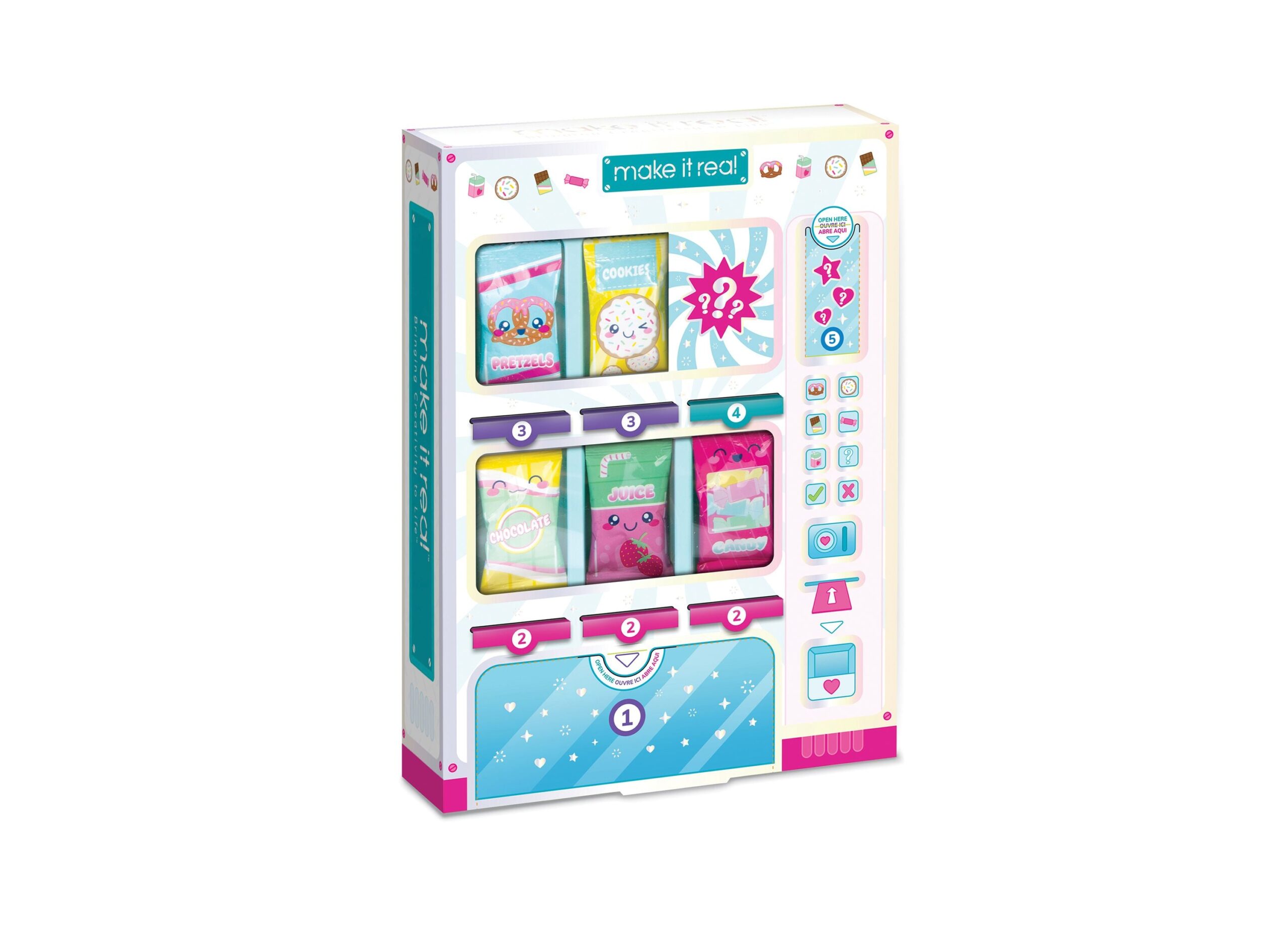 Make It Real Snackers Vending Machine DIY Bracelet Kit - Creative Jewelry Making Set for Kids - Image 5