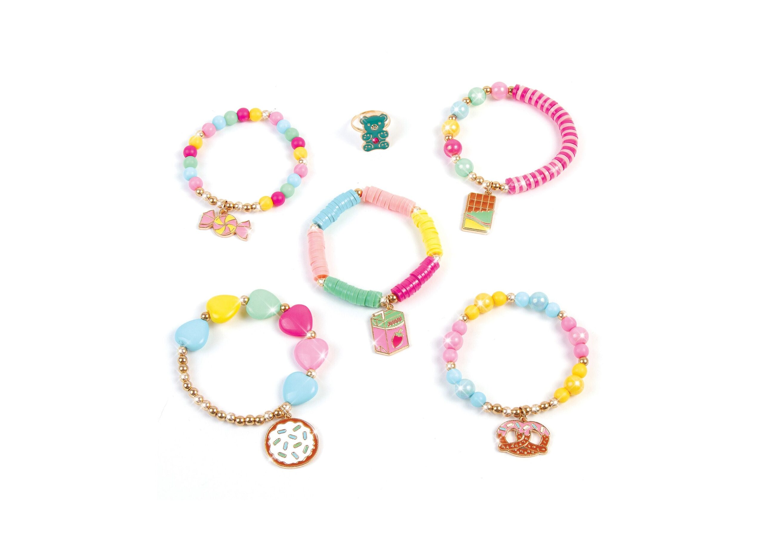 Make It Real Snackers Vending Machine DIY Bracelet Kit - Creative Jewelry Making Set for Kids - Image 2