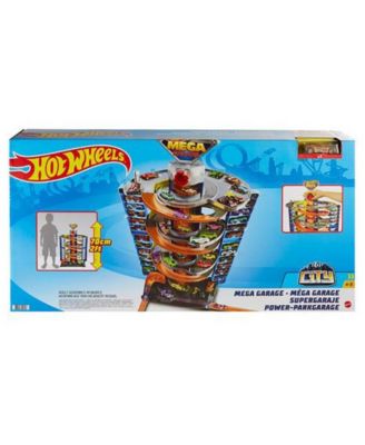 Hot Wheels City Mega 4-Level Garage Playset with 60+ Car Storage - Image 4