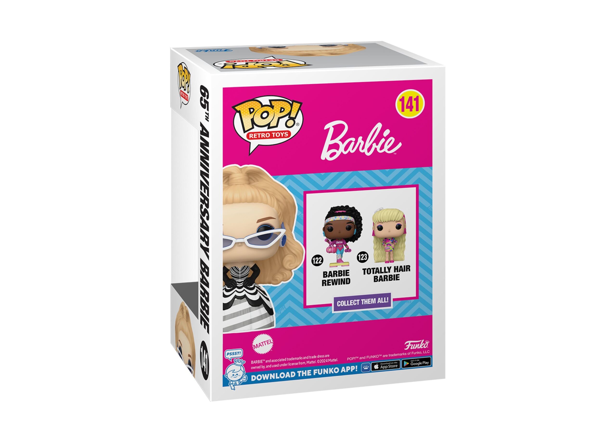 Funko Pop Retro Toys: Barbie 65th Anniversary Barbie Vinyl Figures - Image 2