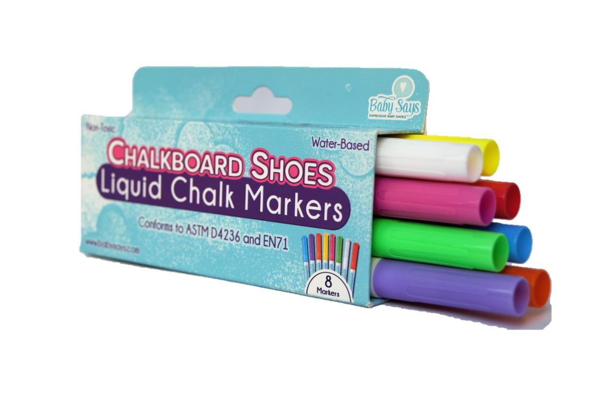 Baby Says Pink Mocs - Chalkboard Sole Moccasins - Image 2