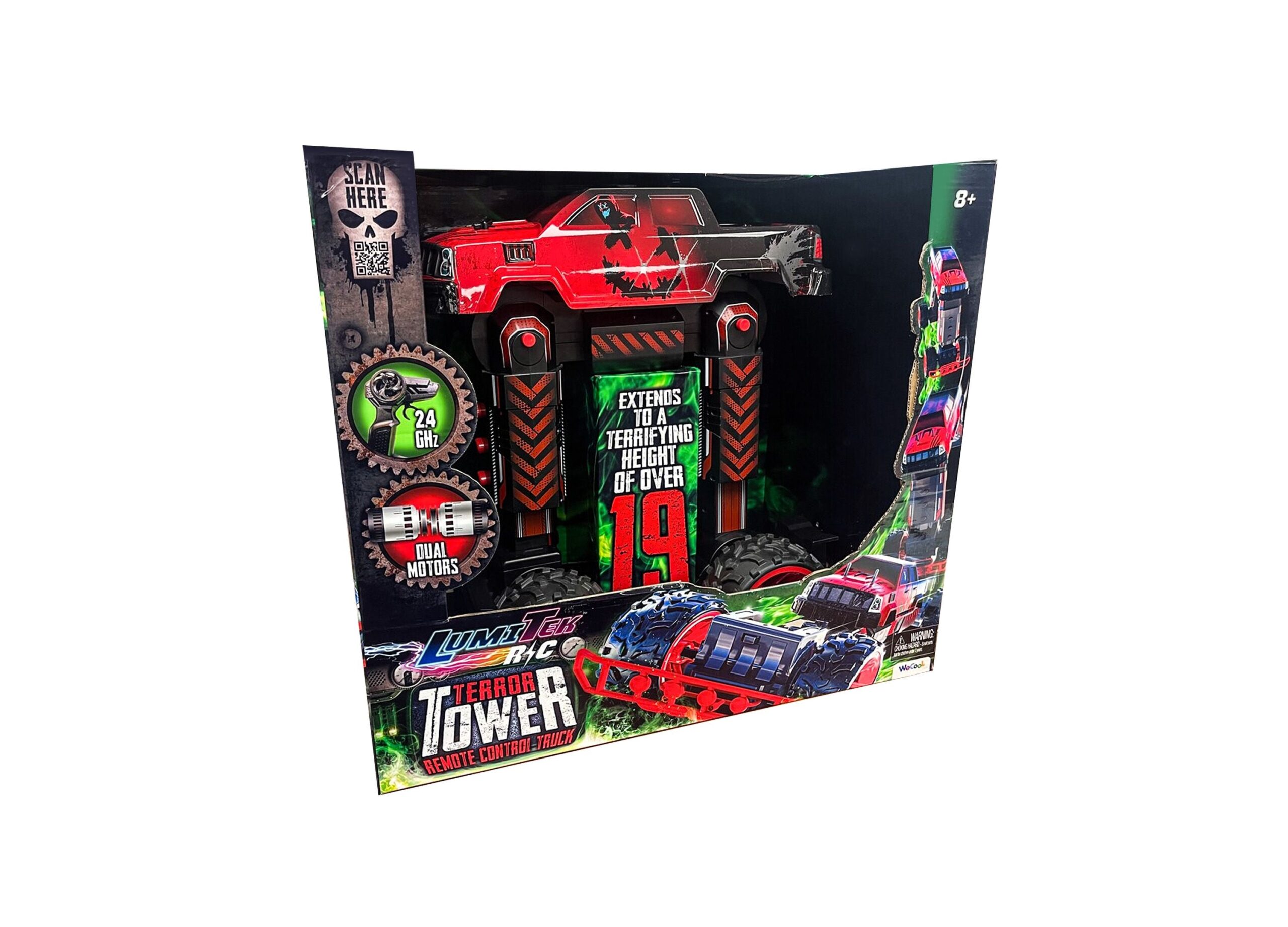 LumiTEK Remote Control Terror Tower - 1:8 Dynamic Monster Truck - Image 5