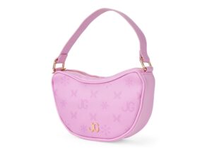 Journey Girls Fashionable Quilted Handbag with Monogram Scarf - Pastel Purple