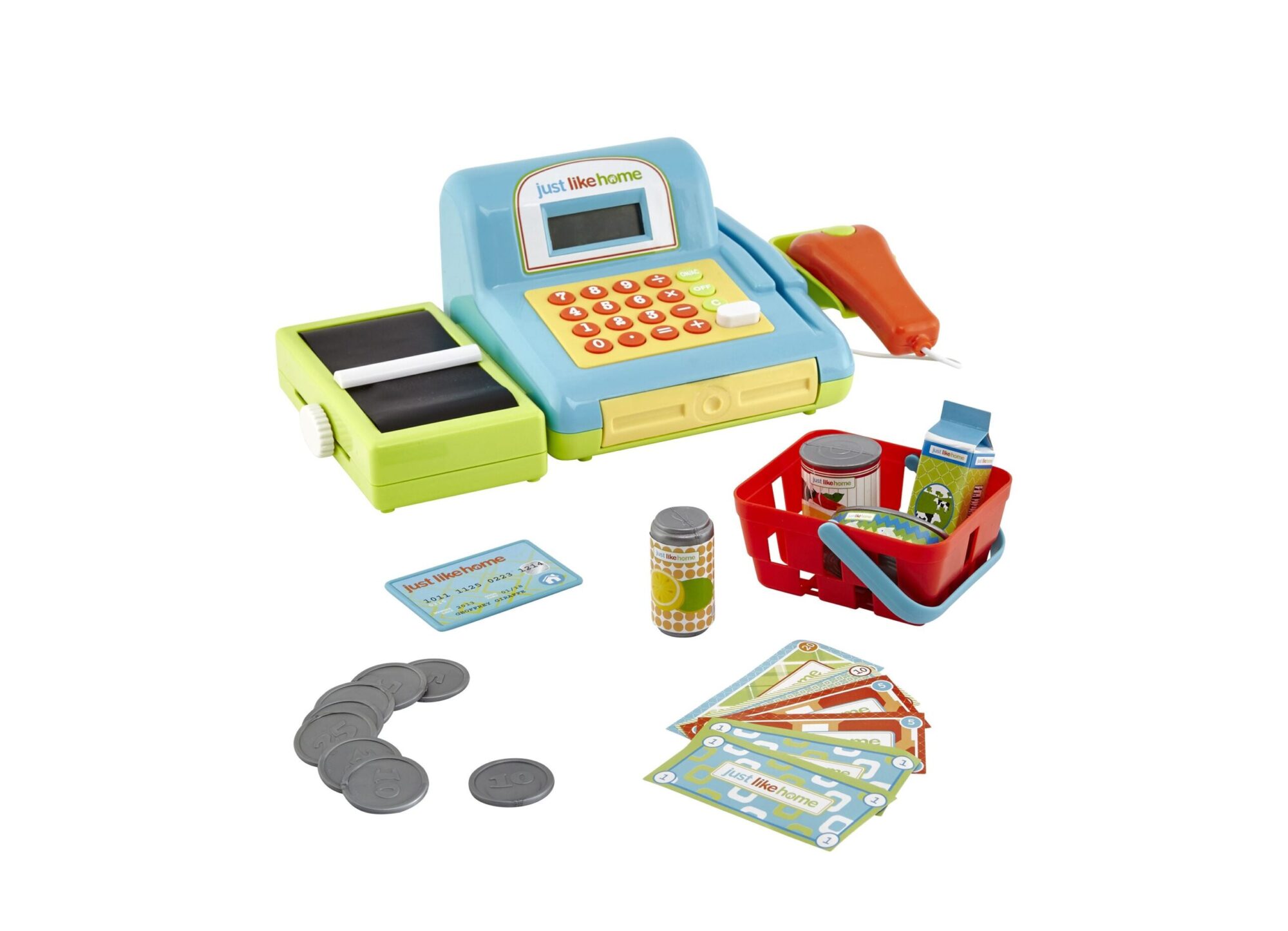 Just Like Home Deluxe Cash Register Set - Interactive Playset