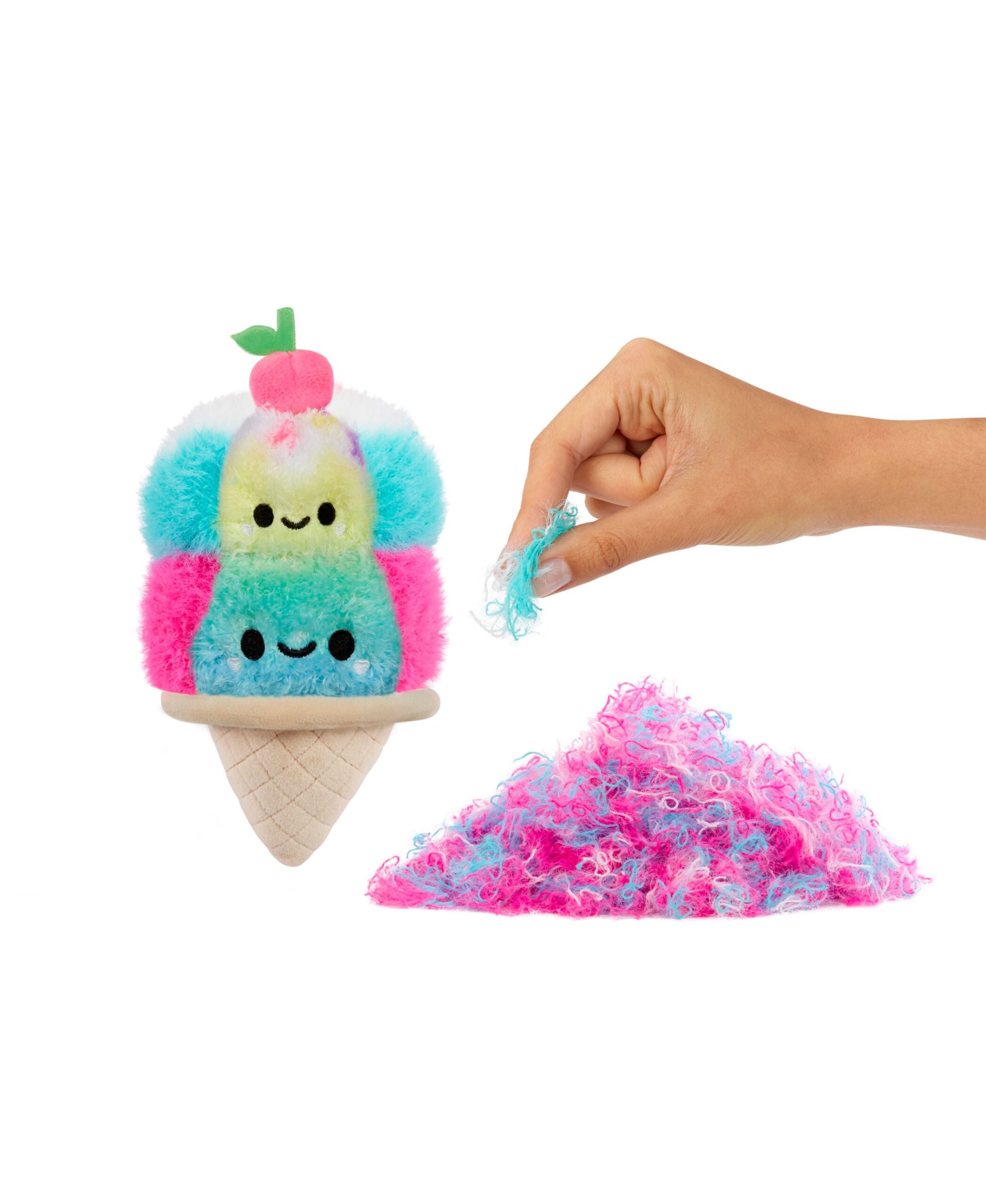 Fluffie Stuffiez 3-in-1 Interactive Small Plush Double Scoop Ice Cream - Image 5