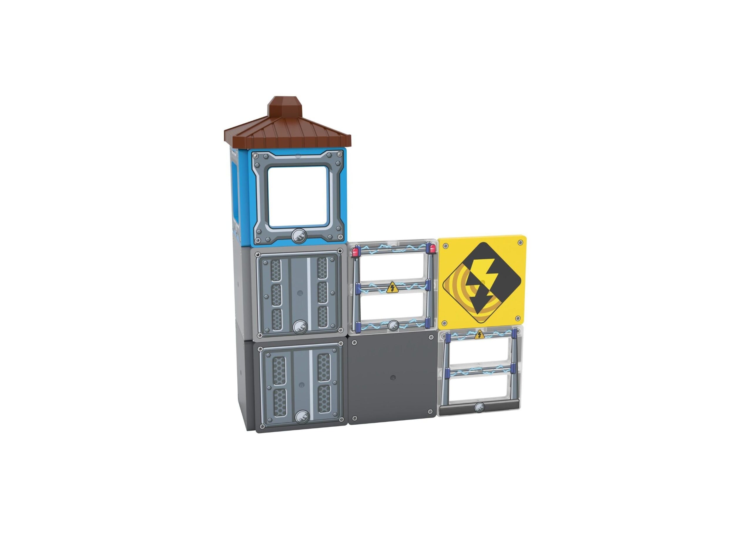 Tile Town Jurassic World Dino Rescue Magnetic Playset, 22-Piece - Image 8
