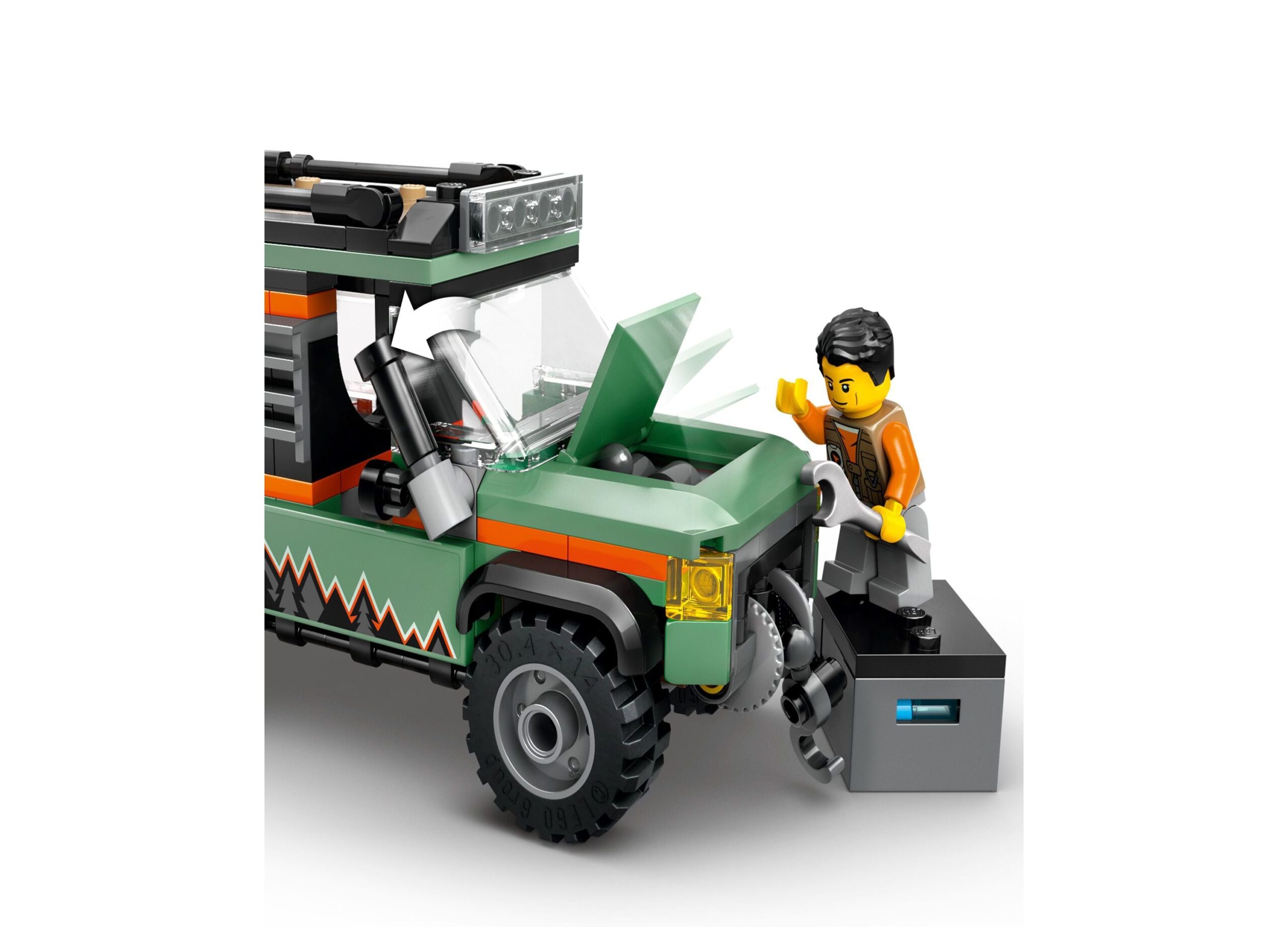 LEGO City Off-Road 4x4 Mountain Truck Building Set 221 Pieces - 60447 - Image 5