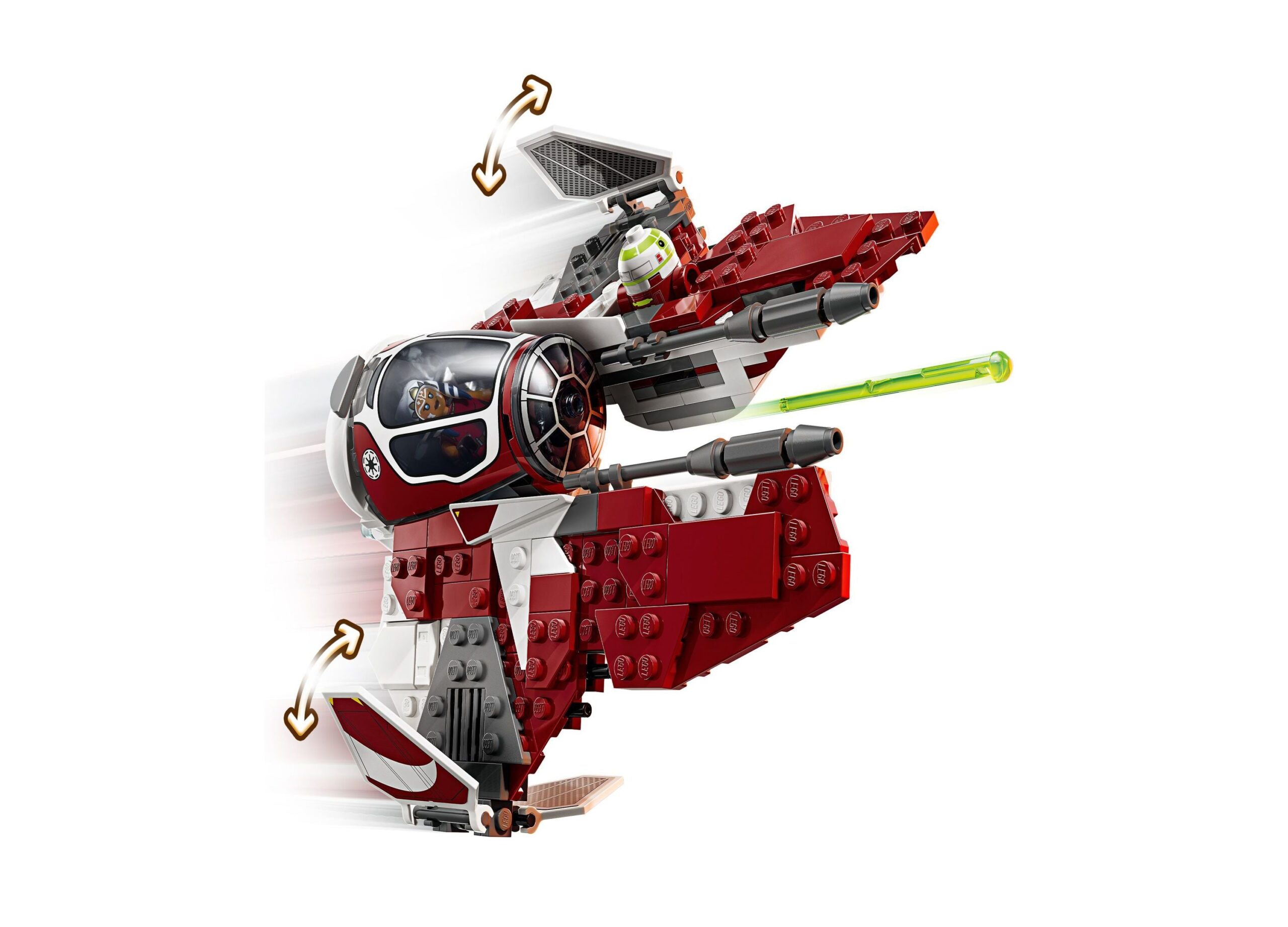 LEGO Star Wars Ahsoka's Jedi Interceptor 290-Piece Building Set - Image 4