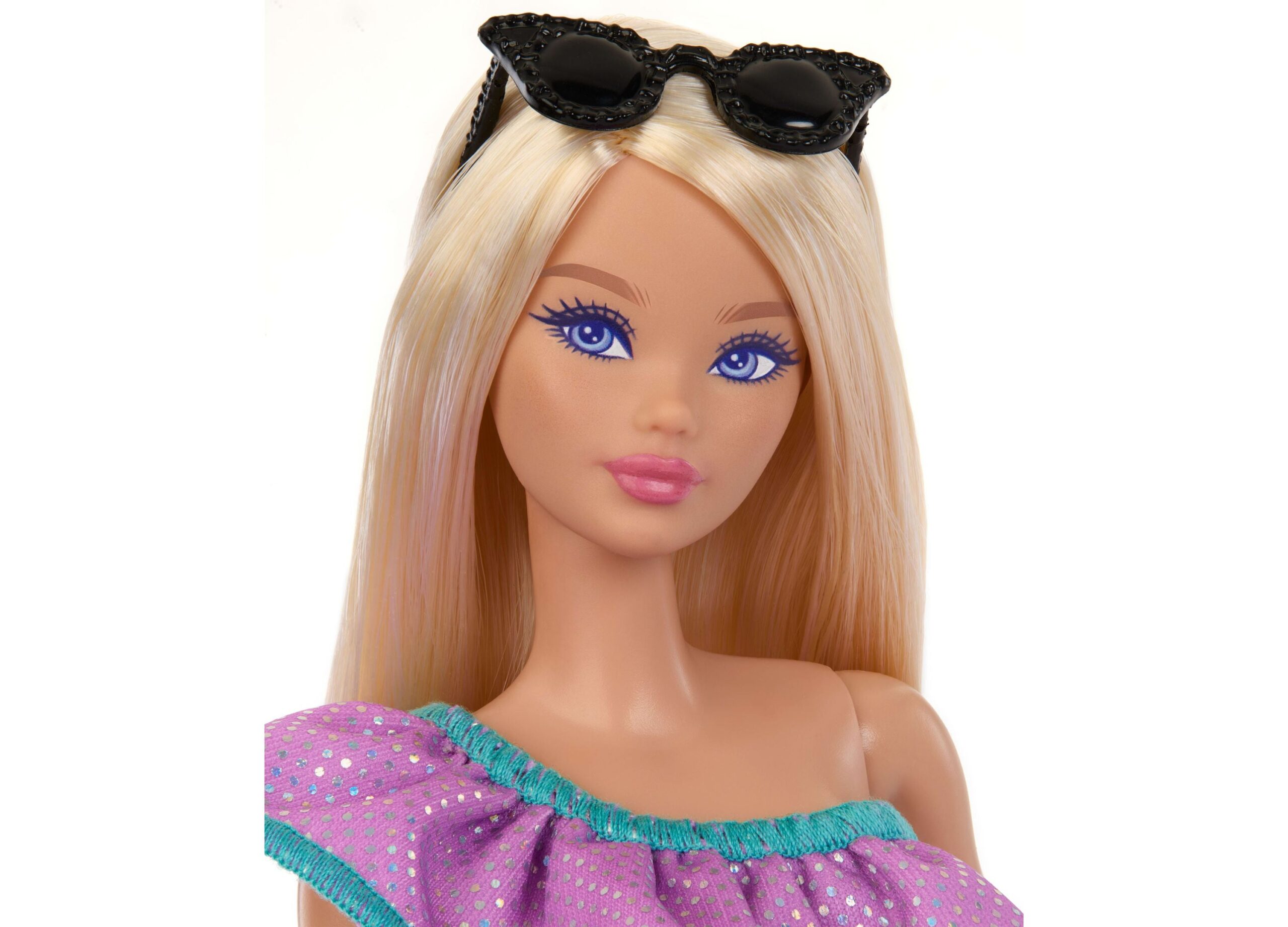Barbie Glam Party Fashion Doll with Mix-and-Match Outfits - Image 3