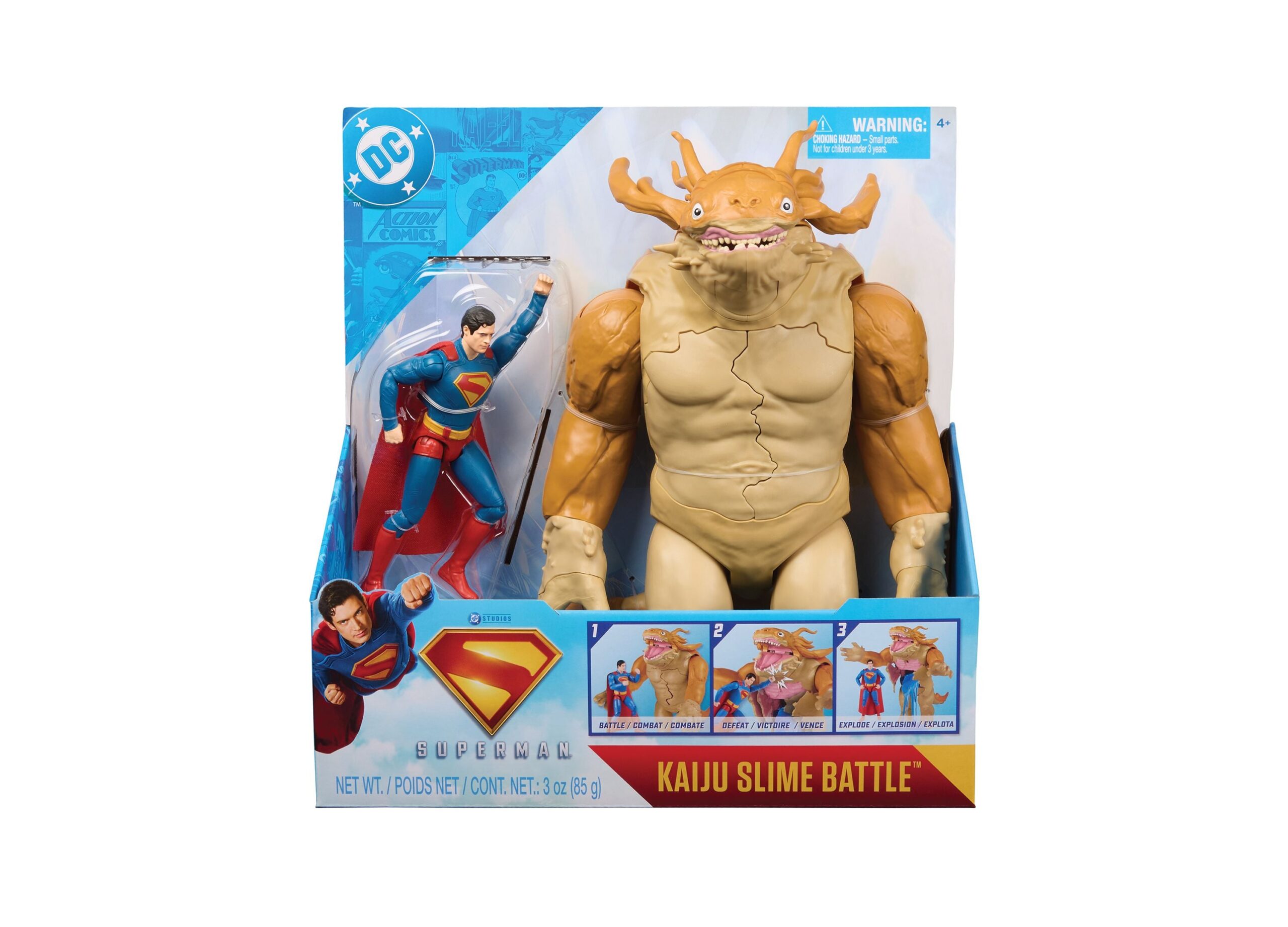 DC Comics Superman Vs. Kaiju 6-Inch Action Figure - Slime Battle Toy - Image 2